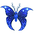 An Adopt Me Moonbeam Butterfly
