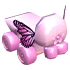 An Adopt Me Butterfly Roller Skates