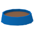 An Adopt Me Dog Food Flying Disc