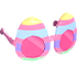 An Adopt Me Egg Glasses