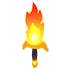 An Adopt Me Flame Sword