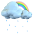 An Adopt Me Rain Cloud Hat