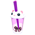 An Adopt Me Boba Tea Chew Toy