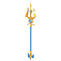 An Adopt Me Trident Throw Toy