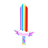 An Adopt Me Rainbow Sword