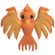 An Adopt Me Phoenix Plush