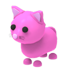 An Adopt Me Pink Cat