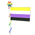 An Adopt Me Enby Flag 2023