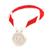 An Adopt Me Silver Medal