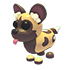 An Adopt Me African Wild Dog