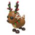 An Adopt Me Gingerbread Reindeer