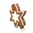 An Adopt Me Gingerbread Star Eye Patch