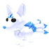 An Adopt Me Glacier Kitsune