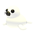 An Adopt Me Harp Seal