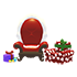 An Adopt Me Santa Throne